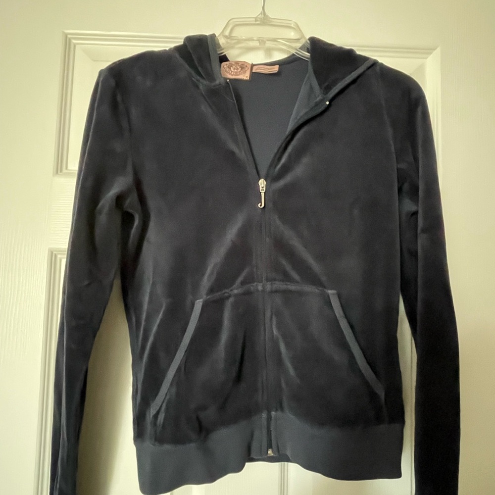 Navy Blue Juicy Couture hoodie set